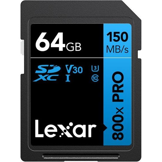 LEXAR ����� ������ Professional 800x Pro Sdxc 64GB - (LSD0800P064G-BNNNG)