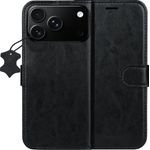 TFO Smart Luxe Leather Case For Iphone 17 Pro 6,3 / 18 Pro 6,3 black