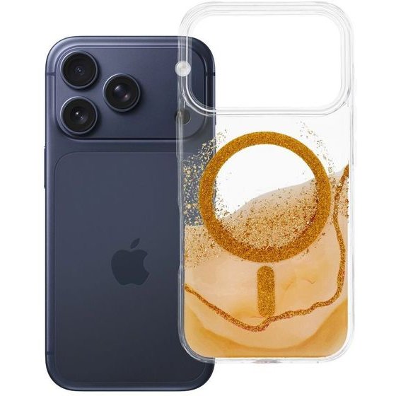 Case For Iphone 18 Pro / 17 Pro Golden Compatible With Magsafe Gold OEM