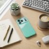 Case For Iphone 18 Pro Max / 17 Pro Max Clear Case 2 Mm Blink Mint OEM