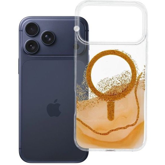 Case For Iphone 18 Pro Max / 17 Pro Max Golden Compatible With Magsafe Gold OEM
