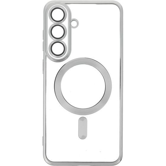 Case For Samsung S26 Fe Electro Mag Cover Compatible With Magsafe Silver OEM