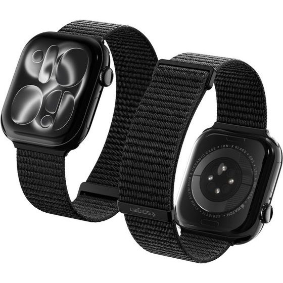 Spigen WBF01 Band Apple Watch 8 / 9 / 10 / 11 / Se / Ultra (44 / 45 / 46 / 49 MM) Black - (AMP11833)