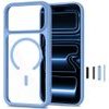 Tech-Protect Magone Magsafe Cc + Glass 2-Pack Iphone 17 Pro / 18 Pro Light BLUE/CLEAR