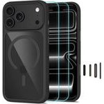 Tech-Protect Magone Magsafe Cc + Glass 2-Pack Iphone 17 Pro Max / 18 Pro Max BLACK/CLEAR
