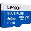 LEXAR ����� Microsd 3.0 64 Gb - (LMSBLPL064G-BNANG)