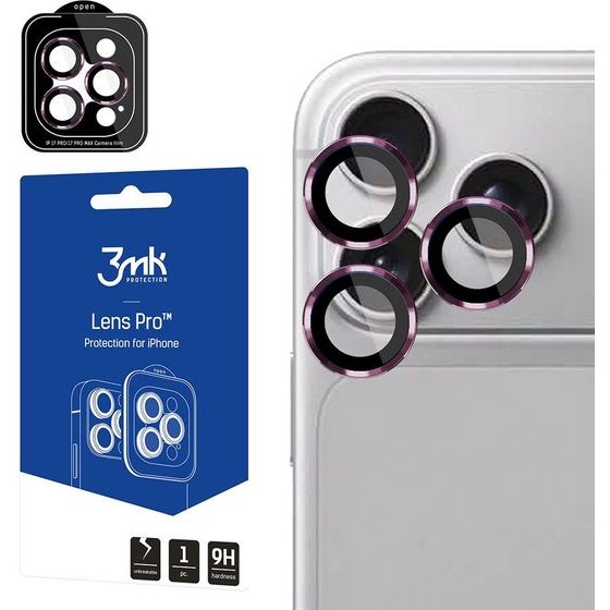 3MK - Lens Protection Pro - Iphone 18 Pro / Iphone 18 Pro Max - Dark Cherry
