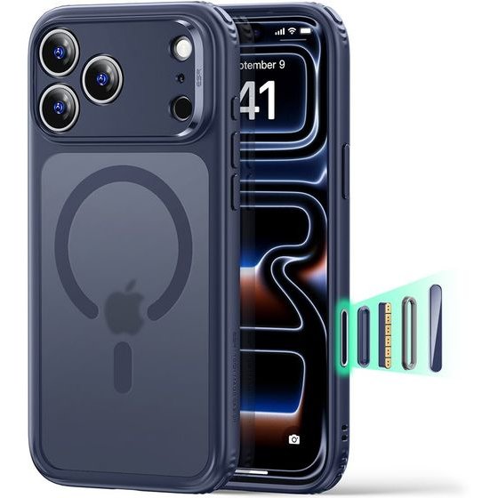 ESR - Classic Hybrid Halolock - Iphone 18 Pro / Iphone 17 Pro - Frosted Blue