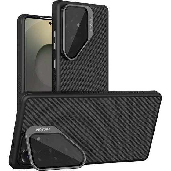 Nillkin - Carboprop Magnetic (With Transparent Black Lens Cover) - Samsung Galaxy S25 Ultra - Black