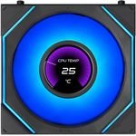 Lian Li Uni Fan Sl Inf Lcd Flex - Black - Wireless 120 (1pc) Case Fan - No Controller Included - (G9F.12SLIND1F1B.00)