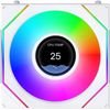 Lian Li Uni Fan Sl Inf Lcd Flex - White - Wireless 120 (3pCs & controller) Case Fan - (G9F.12SLIND1F3W.00)