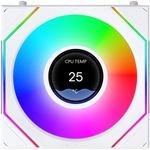 Lian Li Uni Fan Sl Inf Lcd Flex Reverse - White - Wireless 120 (1pc) Case Fan - No Controller Includ - (G9F.12RSLIND1F1W.00)