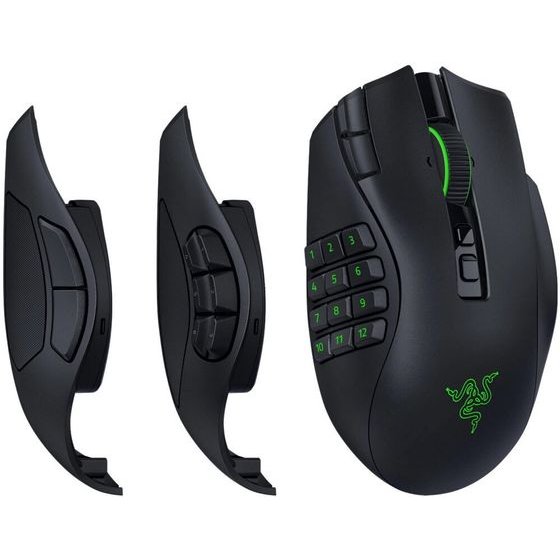 Razer Naga V3 Pro - Wireless Mmo Gaming Mouse - 280Hr Battery - Swappable Side Plates - 23 Buttons - (RZ01-05660100-R3G1)