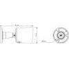 Powertech �������� ������ Cctv �� ��������� & Full Color ����������, 8MP, 2.8mm, IP67 - (PT-1585)