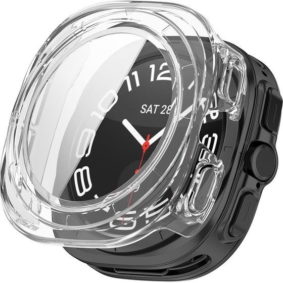 Techsuit - Defense360 Pro + Screen Protector - Samsung Galaxy Watch Ultra 2 - Clear