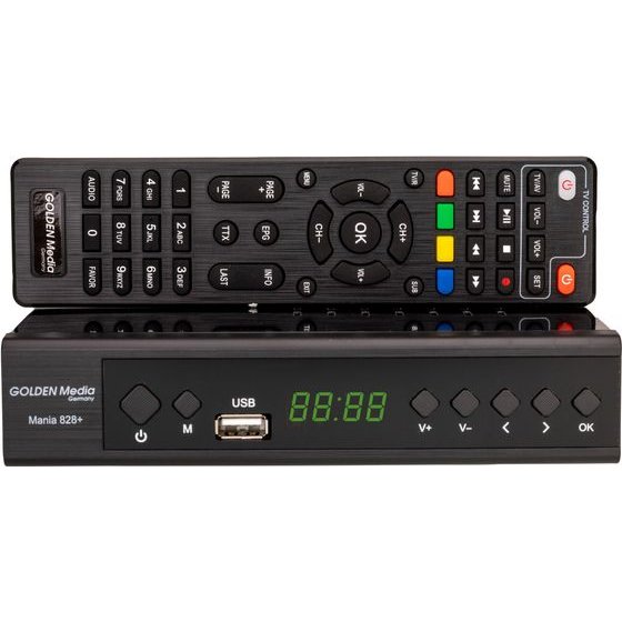 Golden Media Mania 828+ - Full Hd DVB-T2/C Hevc ������ H.265