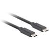 Lanberg Cable USB-C M/M 3.2 Gen 2 0.5M PD100W - (CA-CMCM-32CU-0005-BK)