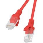 Lanberg Networking Cable Red 0.25 m Cat5e U/Utp (UTP) - (PCU5-10CC-0025-R)