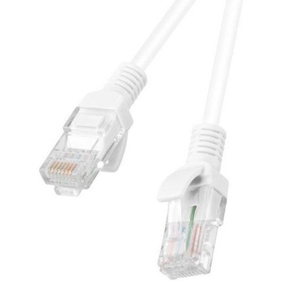 Lanberg Networking Cable White 2 m Cat5e U/Utp (UTP) - (PCU5-10CC-0200-W)