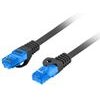 Lanberg Patchcord S/Ftp CAT.6A 1.5M Black Lszh - (PCF6A-10CC-0150-BK)