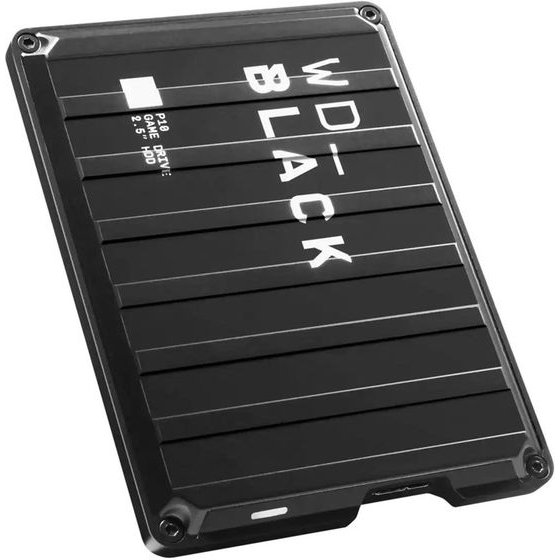 Western Digital WD_Black P10 Game Drive External Hard Drive 2 Tb 3.5 Usb Type-A 2.0/3.2 Gen 1 (3.1 Gen 1) Black - (WDBA2W0020BBK-WES1)