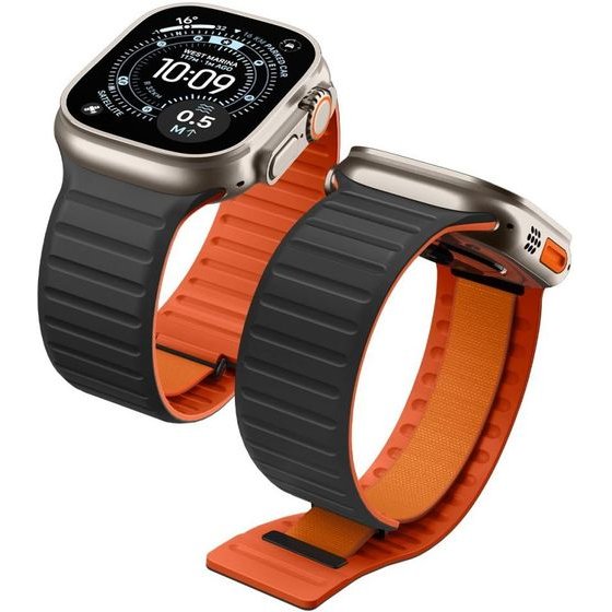 Spigen Athlex Air M Apple Watch 8 / 9 / 10 / 11 / Se / Ultra (44 / 45 / 46 / 49 MM) Active BLACK/Orange - (AMP11534)