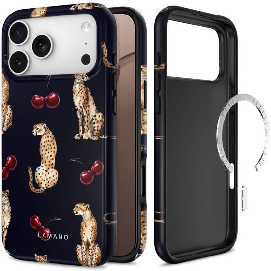 Tech-Protect Lamano Magsafe Iphone 17 Pro / 18 Pro Midnight CHERRY