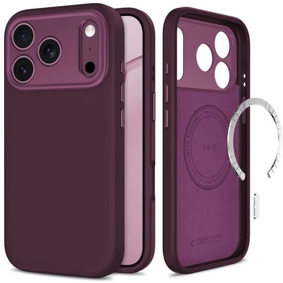 Tech-Protect Uniq Magsafe Cc Iphone 17 Pro / 18 Pro Dark CHERRY