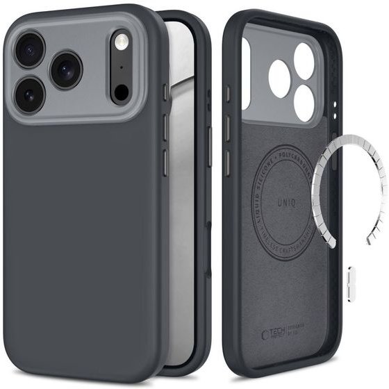 Tech-Protect Uniq Magsafe Cc Iphone 17 Pro Max / 18 Pro Max Charcoal GREY