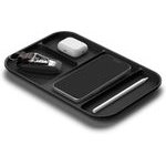 Spigen - Sectional Catchall Tray LD403 - Four Compartments, Phone Stand Slot, Non-Slip Base, Polyurethane - Black - (AHP10136)