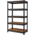 HOME USE ��������� ������� �� 5 �����, 90x40x183cm, burned wood - (HUH-0261)