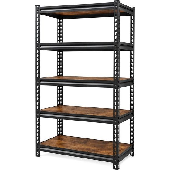 HOME USE ��������� ������� �� 5 �����, 90x40x183cm, burned wood - (HUH-0261)