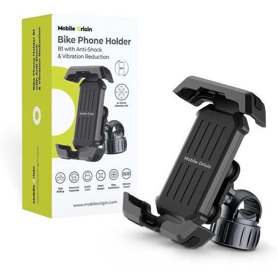 Mobile Origin Bike Phone Holder B1 With Anti-Shock & Vibration Reduction - (MO-BPH-AS-B1)