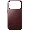 Nomad Modern Leather Case, Burgundy (Horween) - Iphone 18 Pro/17 Pro - (114755114J4J)