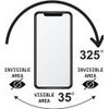 Idol 1991 Privacy Antispy Tempered Glass Iphone 18 Pro 6.3in 9H 0.25mm Semi Curved Full Glue BLACK