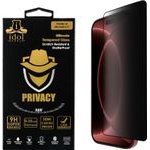 Idol 1991 Privacy Antispy Tempered Glass Iphone 18 Pro Max 6.9in 9H 0.25mm Semi Curved Full Glue BLACK