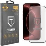 Idol 1991 Titanium Tempered Glass Iphone 18 Pro Max 6.9in 9H 0.25mm Semi Curved Finger Unlock Full Glue BLACK