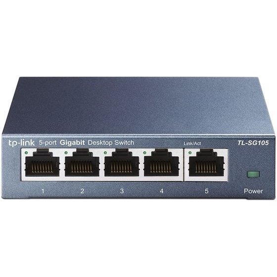 TP-Link 5-Port 10/100/1000MBps Desktop Network Switch - (TL-SG105)