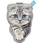 Nimmy Magnetic Charm Denim Fashion British Shorthair Cat Grey - (N-LDM-CXZJ-023-A)