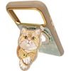 Nimmy Magnetic Charm Denim Fashion Ginger Cat Brown - (N-LDM-CXZJ-036-A)