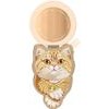 Nimmy Magnetic Charm Denim Fashion Ginger Cat Brown - (N-LDM-CXZJ-036-A)