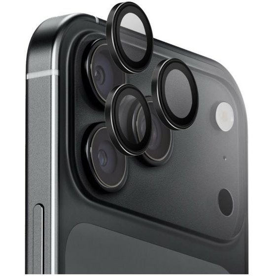 UNIQ Optix Aluguard (DX2) Camera Lens Protector For Iphone 18 Pro / Iphone 18 Pro Max Black - (UNIQ-IP6.3P-6.9P(2026)-ALENSGBLK)