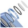 UNIQ Optix Aluguard (DX2) Camera Lens Protector For Iphone 18 Pro / Iphone 18 Pro Max Blue - (UNIQ-IP6.3P-6.9P(2026)-ALENSABLU)