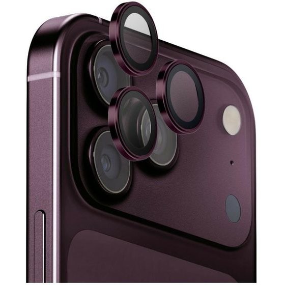 UNIQ Optix Aluguard (DX2) Camera Lens Protector For Iphone 18 Pro / Iphone 18 Pro Max Burgundy - (UNIQ-IP6.3P-6.9P(2026)-ALENSRBRG)