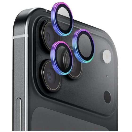 UNIQ Optix Aluguard (DX2) Camera Lens Protector For Iphone 18 Pro / Iphone 18 Pro Max Iridescent - (UNIQ-IP6.3P-6.9P(2026)-ALENSIRD)