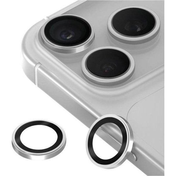 UNIQ Optix Prime Camera Lens Protector For Iphone 18 Pro / Iphone 18 Pro Max Silver With Applicator - (UNIQ-IP6.3P-6.9P(2026)-PLENSSILC)