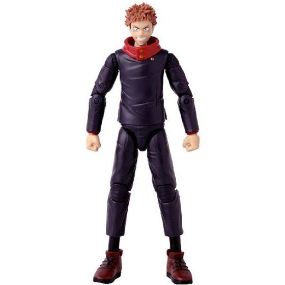Bandai Anime Heroes: Jujutsu Kaisen - Yuji Itad Blk Fl Action Figure (17cm) (36987)