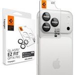 Spigen Glass Tr Ez Fit Optik Pro 2 Pack, Dark Gray - Iphone 18 Pro Max/18 Pro - (AGL12043)