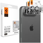 Spigen Glass Tr Ez Fit Optik Pro 2 Pack, White - Iphone Duo - (AGL12012)
