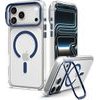 Spigen Ultra Hybrid Optik S MagSafe, Clear Deep Blue - Iphone 18 Pro/17 Pro - (ACS11922)